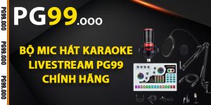 Bộ mic hát karaoke livestream PG99 chính hãng
